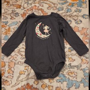 Garanimals Girls 24mo Long Sleeve Onsie